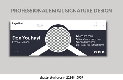 Expensive Company Email Signature Design Template