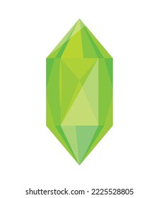 expensive gem icon isolated flat