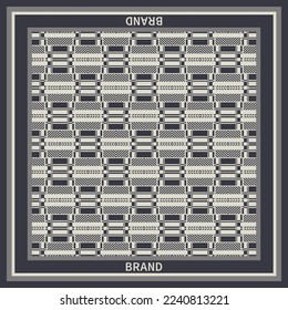 Expensive handkerchief graphic pattern design