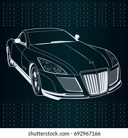Expensive, luxury, beautiful car