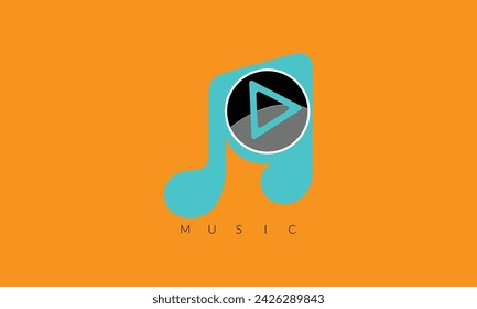 Expensive music icon vector design element logo template.