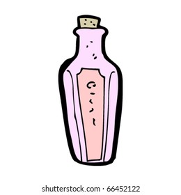 caricatura de perfume caro