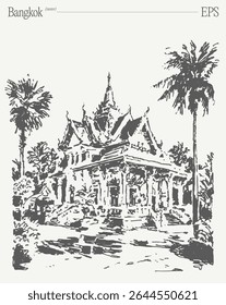 Experience the beauty of Elegant Thai Architecture in Bangkok set amidst lush green surroundings