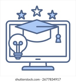 Experimente la Ilustración vectorial Blue Icon