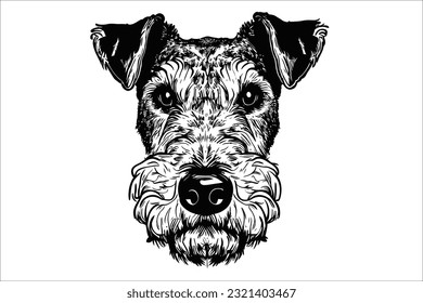 
Experience the captivating allure of an Airedale Terrier's head. With its distinguished appearance and intelligent eyes, this dog breed exudes confidence and charm.