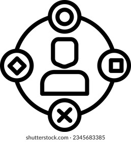 Experience Communication Connection Outline Icon