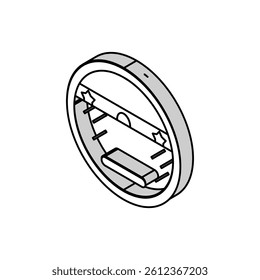 experience customer testimonial isometric icon vector. experience customer testimonial sign. isolated symbol illustration