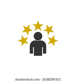 Experience Expert icon isolated on white background