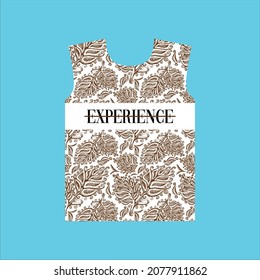 experience floral pattern t shir design