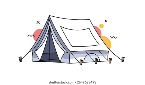 Experience the great outdoors with this durable and versatile camping tent perfect for your next adventure