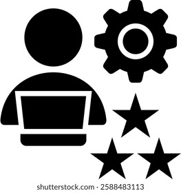 Experience Icon Element For Design