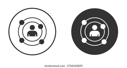 Plantilla de ilustración de diseño de logotipo de icono de experiencia. Estilo sólido