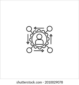 icono de experiencia en fondo blanco