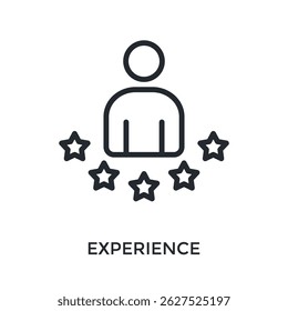 Experience Icon Outline Style. Vector Illustration For Graphic Design