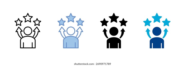 Experience Icon Set Multiple Style Collection