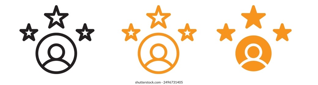 Experience Icon Set User Interaction Illustrations for Customer Service and UX Design