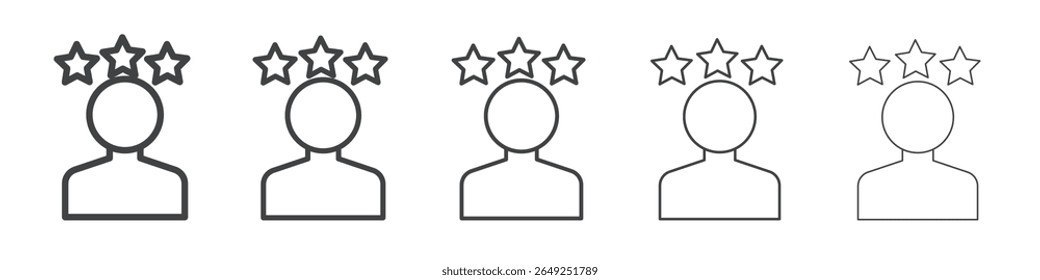 experience icon simple illustration collection symbol