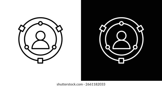 Experience icon. Stroke pictogram. Vector illustration. Vector sign for mobile app and websites.