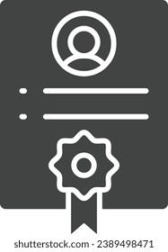 Experience icon vector image. Suitable for mobile application web application and print media.