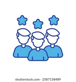 Experience icon vector stock illustration