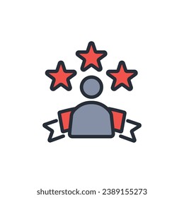 icono de la experiencia. vector.Curso editable.Signo de estilo lineal para uso de diseño web,logotipo.Ilustración de símbolo.