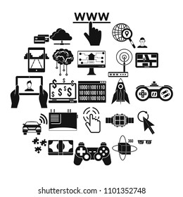 Experience icons set. Simple set of 25 experience vector icons for web isolated on white background