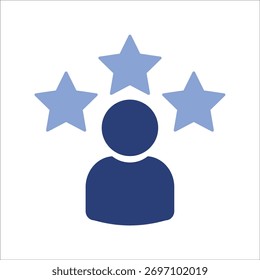 experience icons. simple colored vector