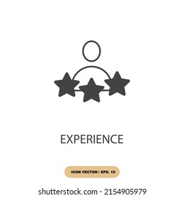 experience icons  symbol vector elements for infographic web