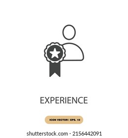 experience icons  symbol vector elements for infographic web