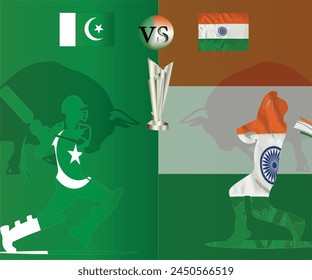 "Experience the intense rivalry between Pakistan and India captured in every pixel of our exclusive Shutterstock image collection. Step into the electrifying atmosphere of cricket's most anticipated.
