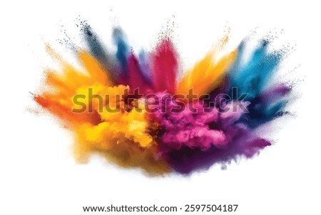 Experience the Joy of Holi with a Stunning Explosion of Vibrant Colors and Festive Spirit for Celebrations and Artistic Designs.