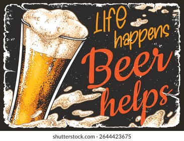 Experience the joy of life with a refreshing glass of golden beer. Perfect for celebrating special moments this drink brings people together to enjoy laughter and connection.