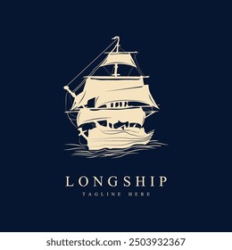 Experience the Majesty of Long Ships: Your Ultimate Sea Adventure vector design