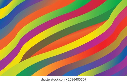 Experience the mesmerizing effect of colorful gradient motion in the vector background, where vivid hues flow effortlessly, creating an energetic and modern visual.

