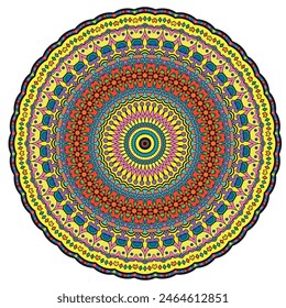 Experience Mindfulness with a colorful Mandala
