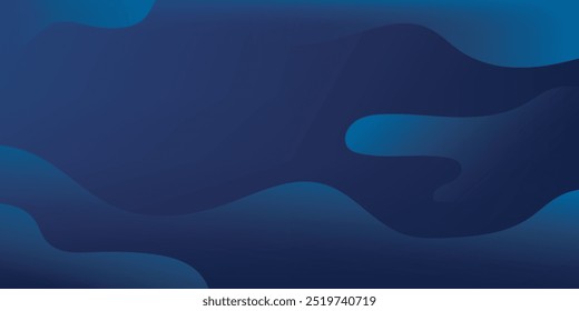 Experimente la elegancia moderna del fondo abstracto de la onda del gradiente. Sus ondas de color azul oscuro crean una atmósfera cautivadora para Sitios web, redes sociales, publicidad y presentaciones