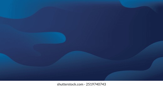 Experimente la elegancia moderna del fondo abstracto de la onda del gradiente. Sus ondas de color azul oscuro crean una atmósfera cautivadora para Sitios web, redes sociales, publicidad y presentaciones