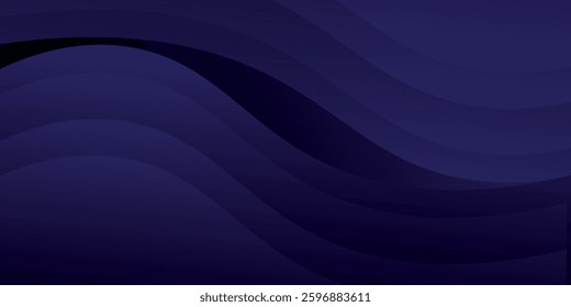 Experience the modern elegance of the abstract gradient wave background. Its dark blue waves create a captivating atmosphere for websites, social media, advertising, and presentations