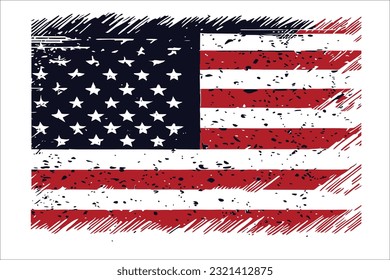 Experience the patriotic spirit with the Distress USA Flag, perfect for celebrating the 4th of July. This captivating design features a distressed American flag, symbolizing resilience and national.