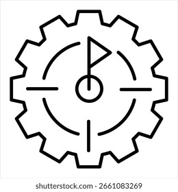 Experimente la ilustración de contorno de un solo icono