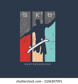 experience skate all the time,slogan graphic typography design for print,illustration art,vector
