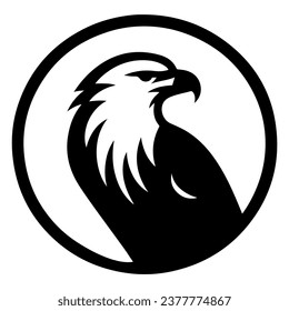 Experience the strength of the outdoors with high-resolution eagle-inspired vector logo. Its minimal modern design in EPS format is ideal for printing and embodies the power of nature.