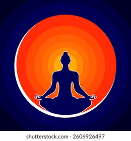 Experience tranquility with this Meditative Buddha Vector Art, a serene spiritual illustration perfect for Buddha Purnima, mindfulness, yoga, and meditation designs. Ideal for digital and print use.