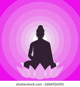 Experience tranquility with this Meditative Buddha Vector Art, a serene spiritual illustration perfect for Buddha Purnima, mindfulness, yoga, and meditation designs. Ideal for digital and print use.