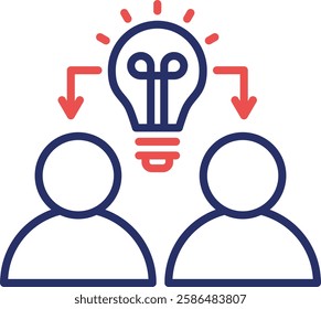 Experience Transfer Icon Element For Design