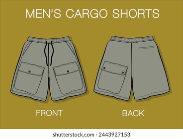 Experience ultimate comfort and style with our mens cargo shorts featuring durable fabric ample pocket space and a versatile design.