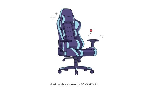 Experimente o máximo de conforto e suporte com esta cadeira ergonômica para jogos, projetada para sessões de jogos prolongadas