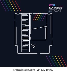Experience the ultimate retro gaming nostalgia with our high-quality, editable stroke, vintage-inspired gaming cartridge icons, perfect for gamers craving a classic arcade feel.