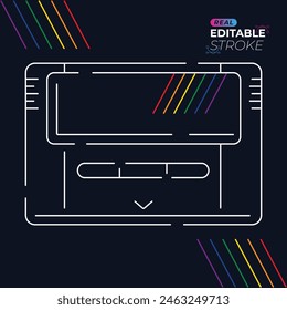 Experience the ultimate retro gaming nostalgia with our high-quality, editable stroke, vintage-inspired gaming cartridge icons, perfect for gamers craving a classic arcade feel.