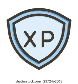 Experience Vector Thick Line Filled Colors Icon For Personal And Commercial Use.
